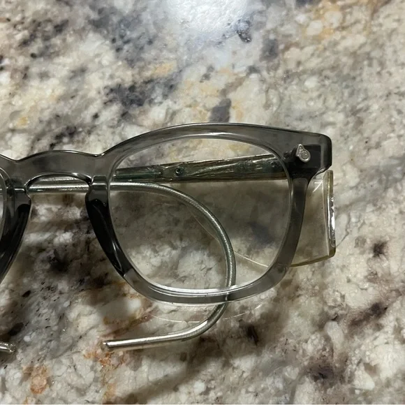 American Optical Vintage Safety Eyeglasses circa 50s Rare Find Sz 48 Frame USA